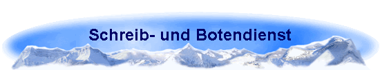 Schreib- und Botendienst